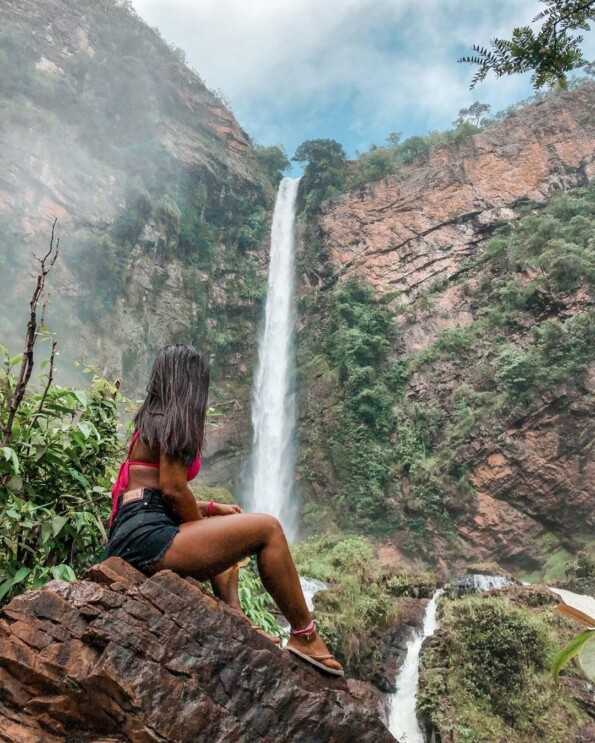 Salto do Itiquira cachoeira e natureza impressionante em Goiás