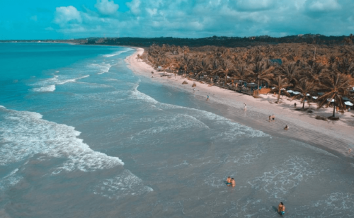 Praia de Ipioca mar paradisíaco beleza e calmaria em Maceió